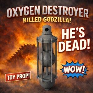 Godzilla 1954 Oxygen Destroyer 9” Toy Prop